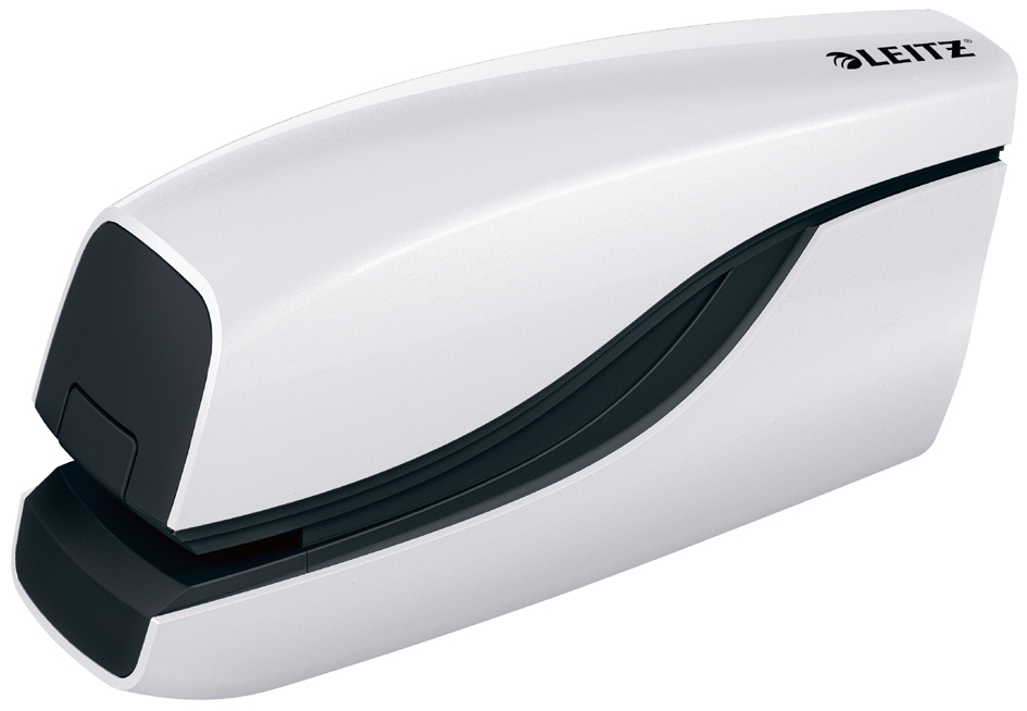 LEITZ Agrafeuse électrique WOW, blanc perle