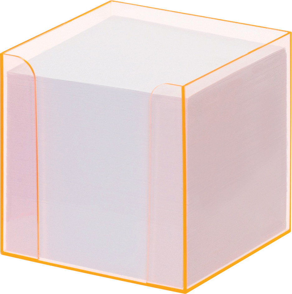 folia Bloc cube avec boîtier 'Luxbox' orange, équipé