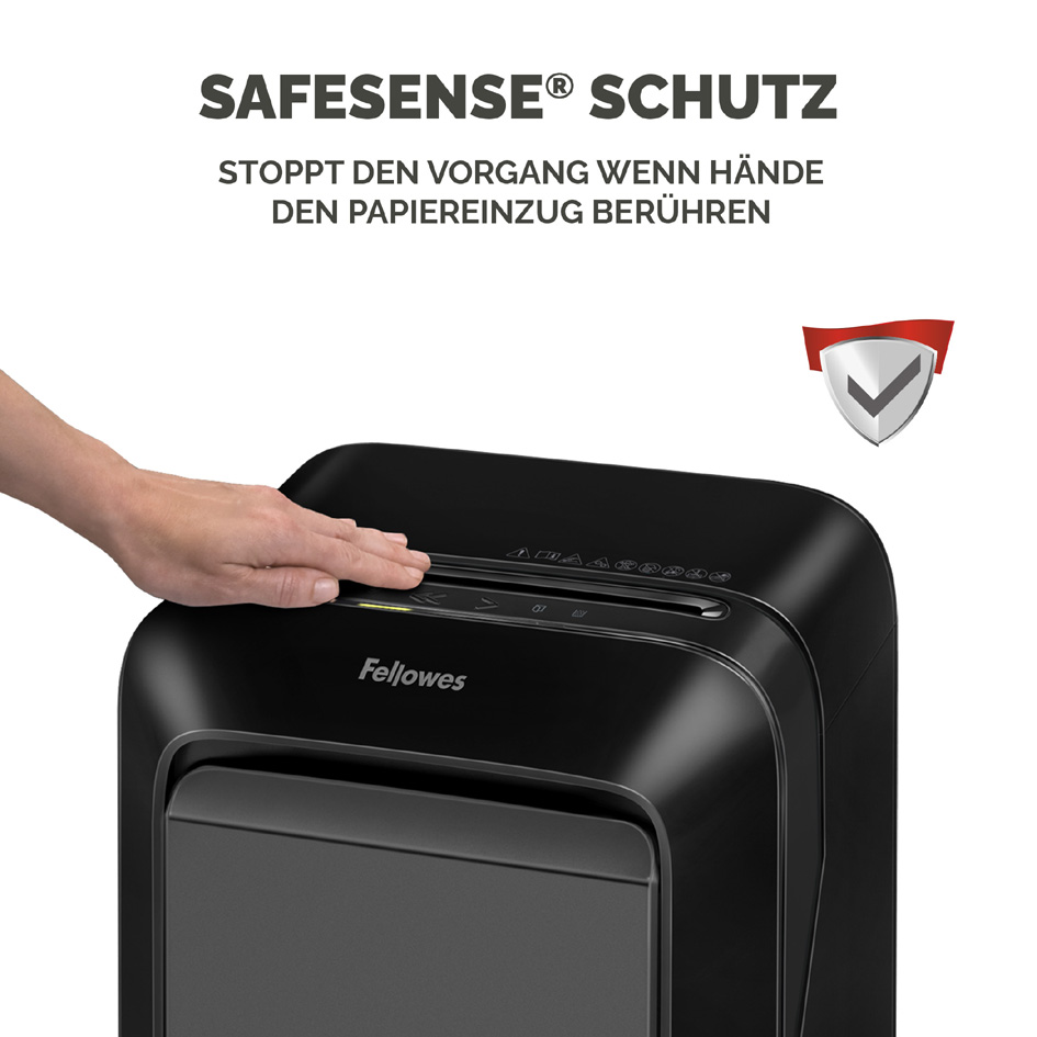 Visuel de référence : Safesense arrête le processus au toucher