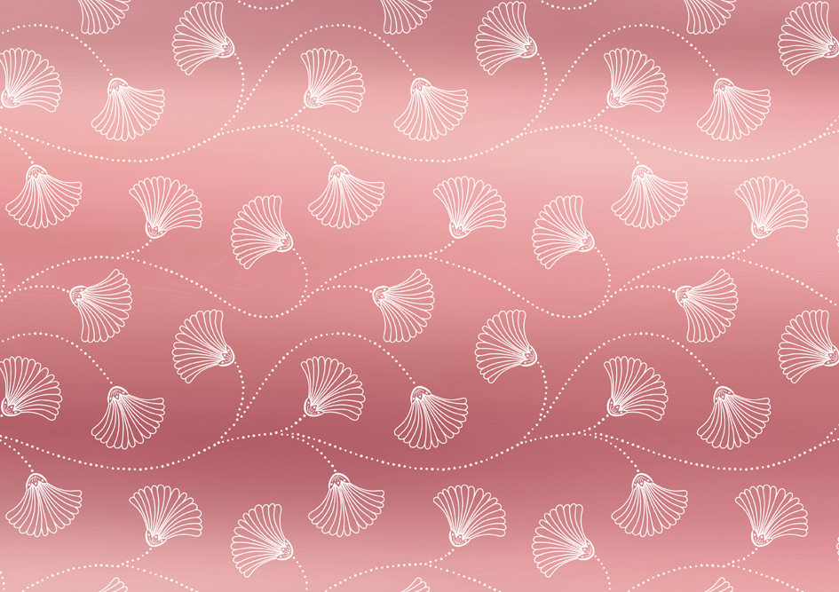 SUSY CARD Papier cadeau 'Blooming rosé', sur rouleau