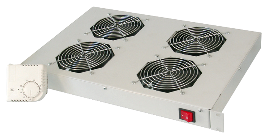 DIGITUS Unité de ventilation 19', 1U, 4x ventilateurs 120mm