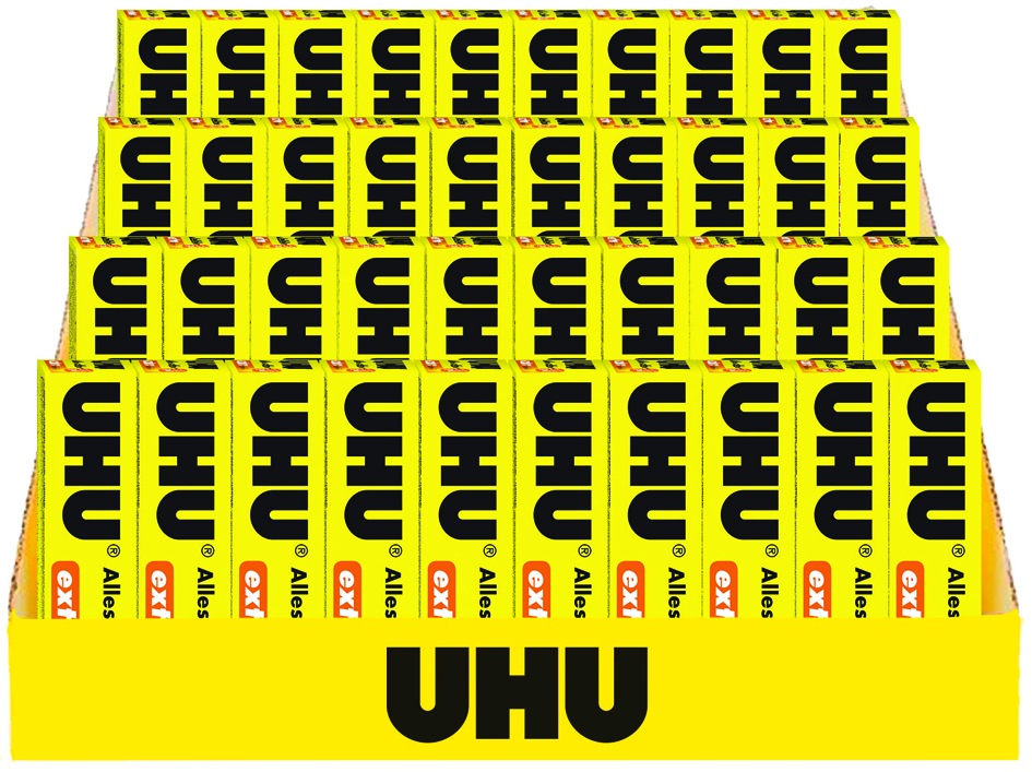UHU Colle multi-usage extra, avec solvant, 31 g, présentoir