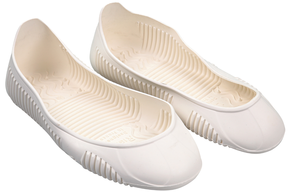 HYGOSTAR Surchaussure anti-dérapante en latex SRC, blanc