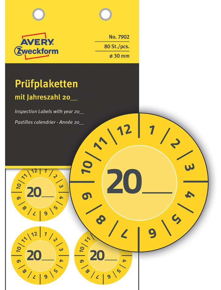 Prüfplaketten