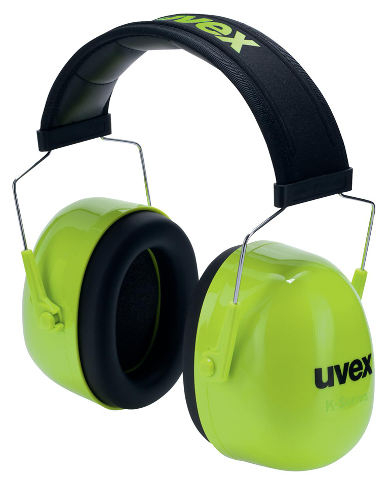 uvex Coquille anti-bruit K4, vert fluo