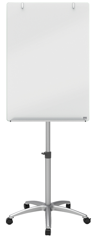 nobo Tableau en verre magnétique mobil, (L)700 x (H)1.000 mm
