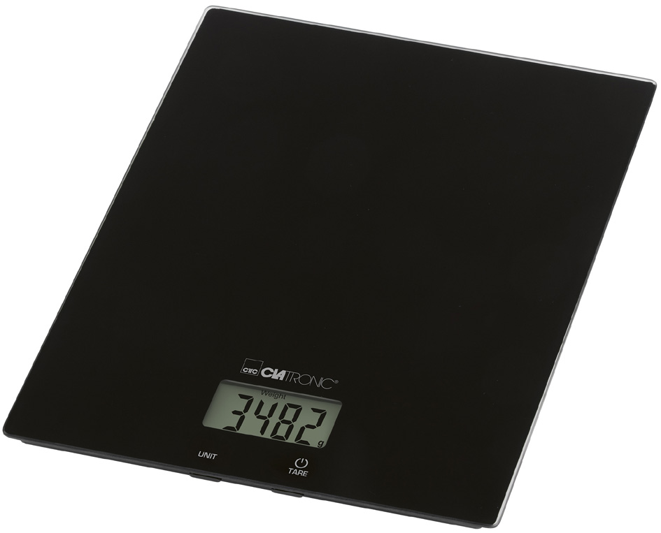 CLATRONIC Balance KW 3820, capacité de charge: 5 kg, noir