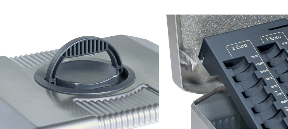 DURABLE Caisse à monnaie EUROBOXX, (L)352 x (P)276 x (H)120