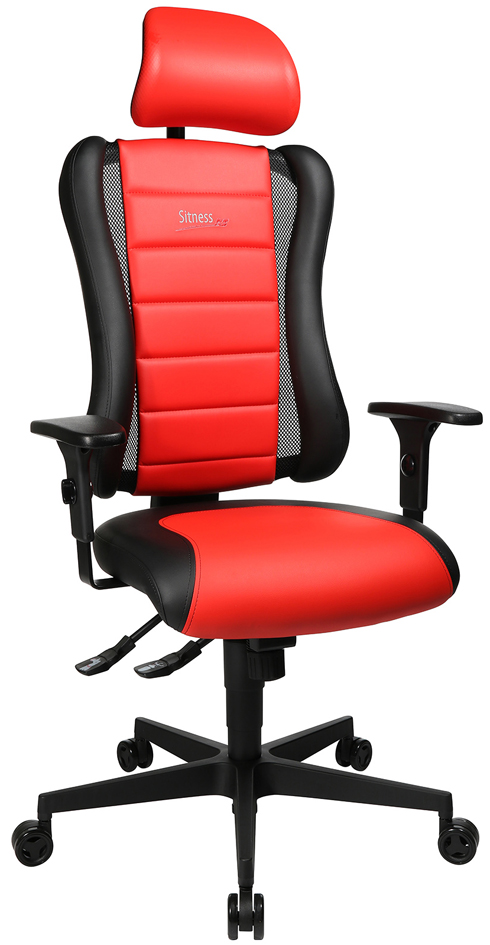 Topstar Fauteuil de bureau 'Sitness RS', noir / rouge