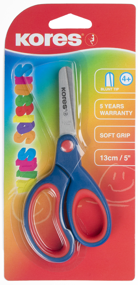 Kores Ciseaux de bricolage avec zone de préhension softgrip