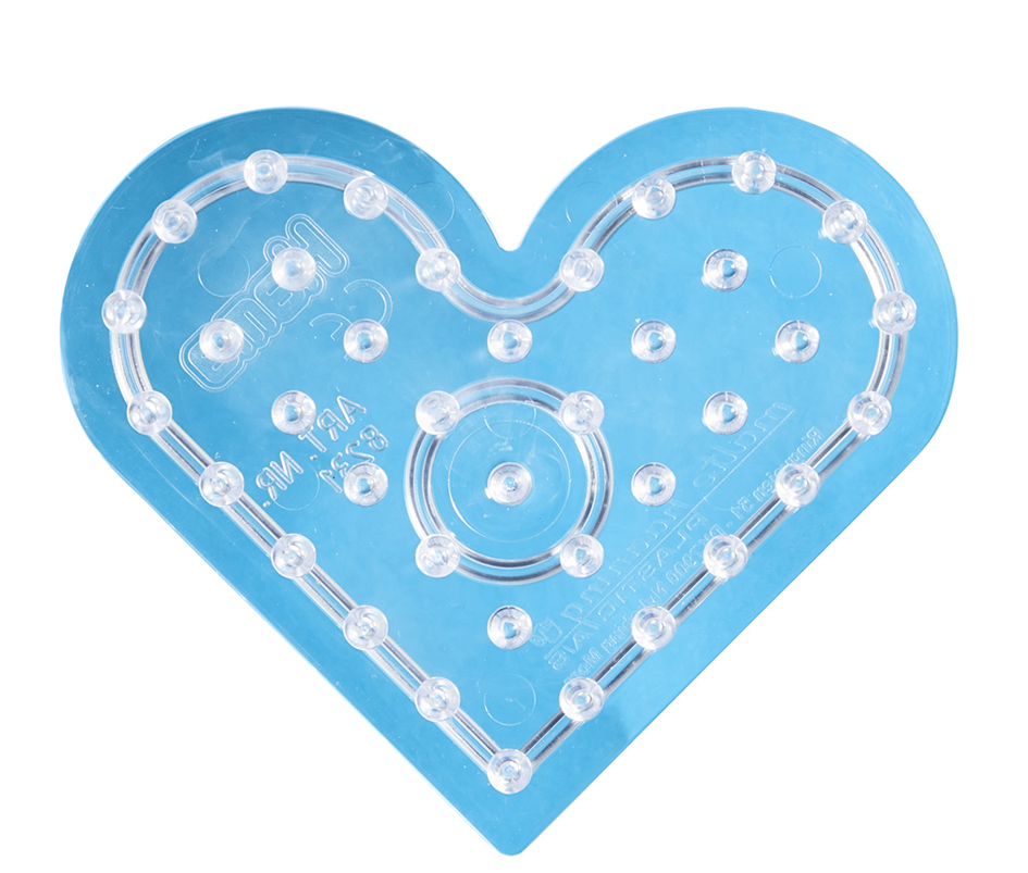 Hama Plaque pour perles à repasser 'Petit coeur'