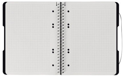 herlitz Cahier à spirales easy orga to go, A5, noir