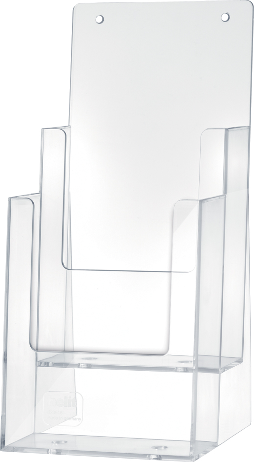 helit Porte-brochures de table 'the helpdesk', transparent