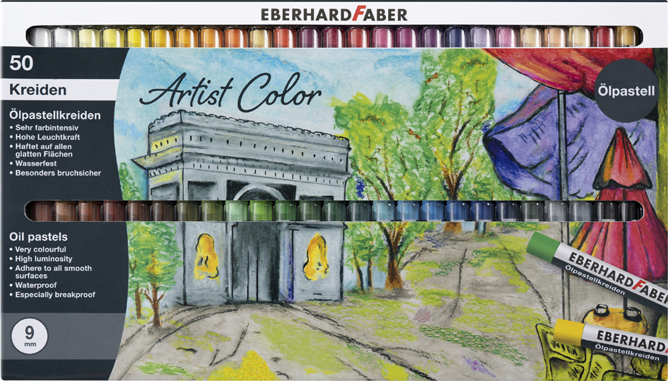 EBERHARD FABER Pastel à l'huile Artist Color, étui de 50