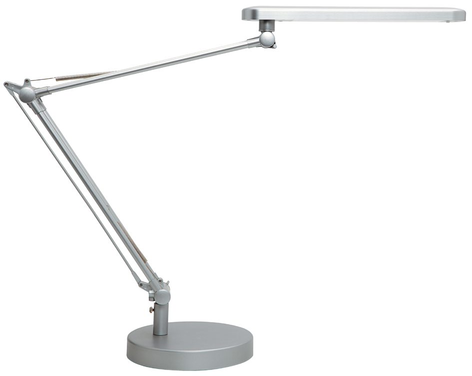 UNiLUX Lampe de bureau à LED MAMBO LED 2.0, gris métallisé