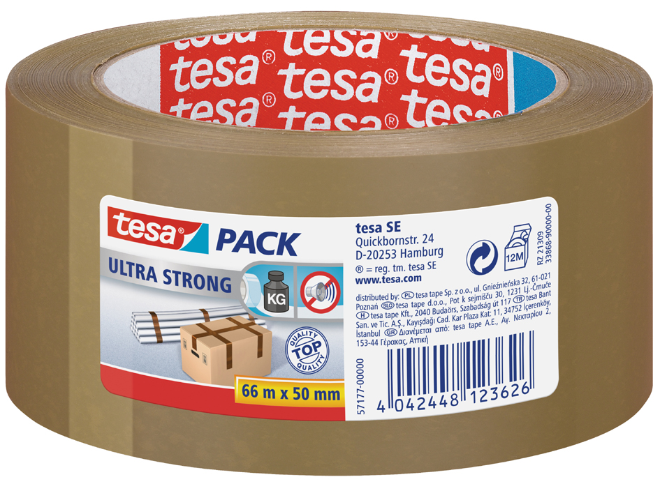 tesa tesapack Ruban adhésif ultra strong, 38 mm x 66m