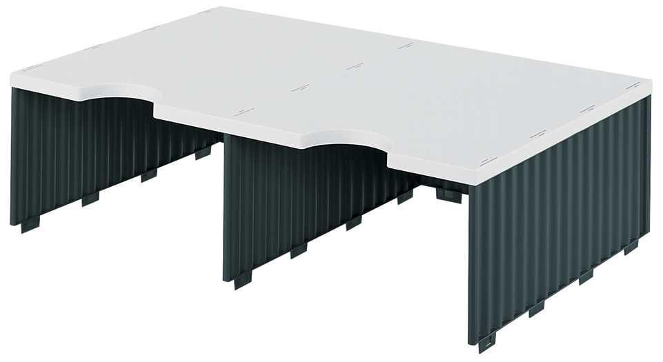 styro Module d'extension styrodoc duo, 2 compartiments,