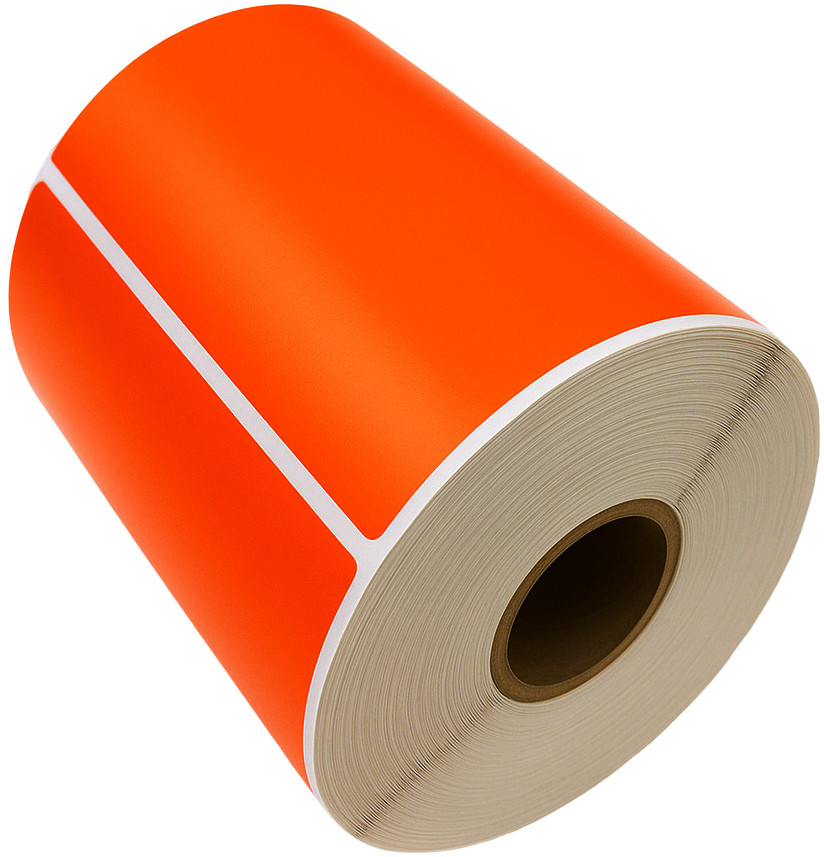 rillprint Étiquettes en rouleau Zebra, 102 x 152 mm, orange