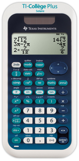 Calculatrices, marché français