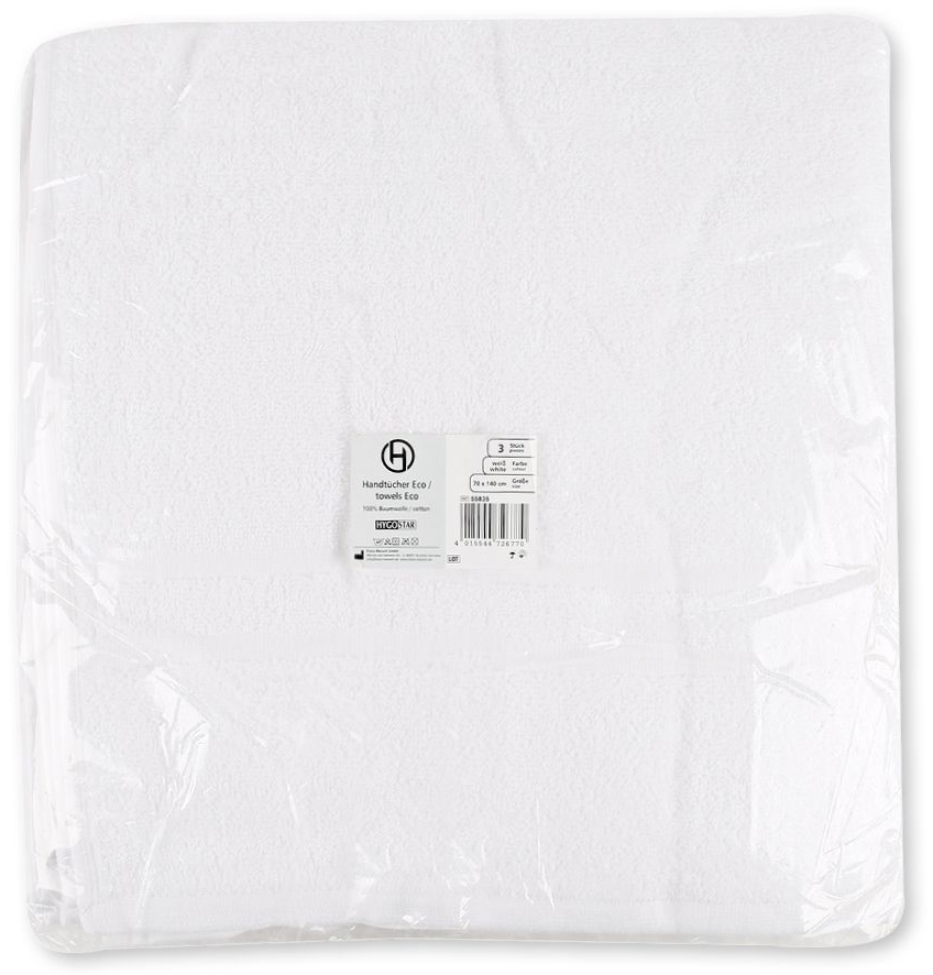 Serviette de toilette Eco, 700 x 1.400 mm, emballé