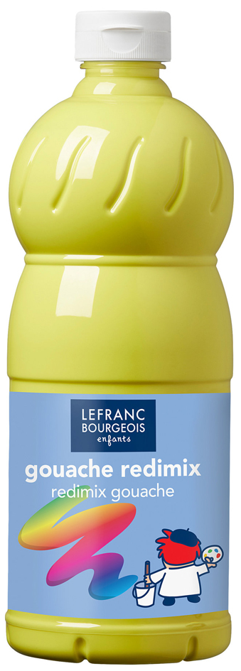 LEFRANC BOURGEOIS Gouache liquide 1.000 ml, jaune citron