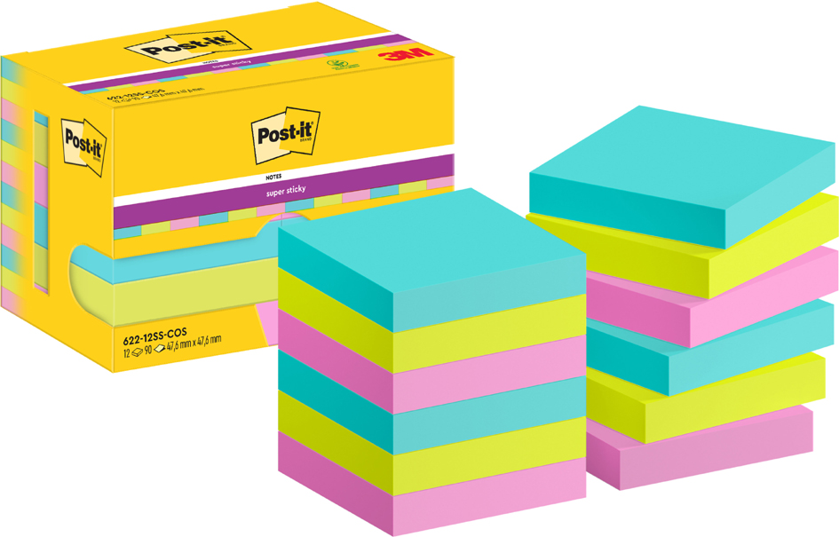 Bloc-note adhésif super sticky notes Cosmic Collection
