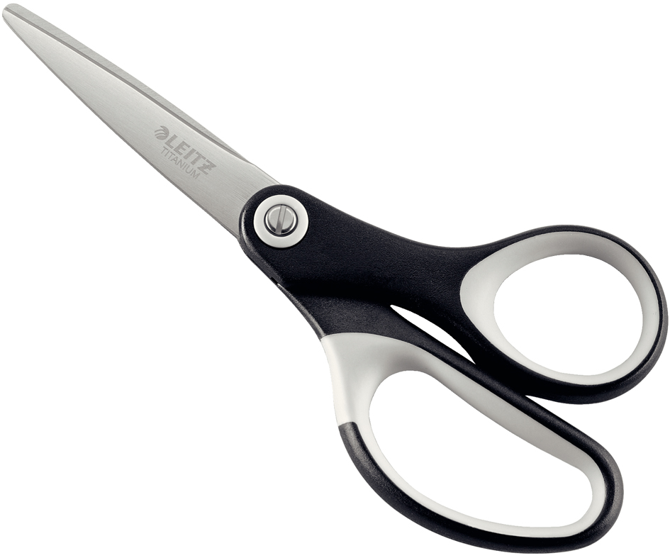 LEITZ Ciseaux Titan, pointu, longueur: 150 degrés mm, noir