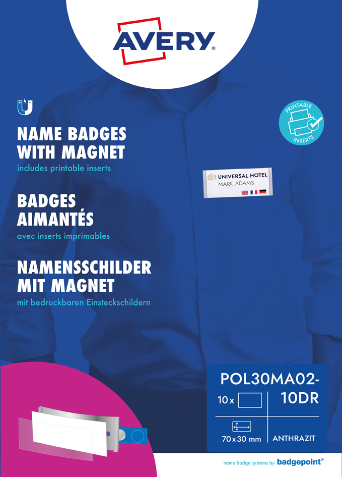 Visuel de référence : set de badge "polar classic 30", emballage