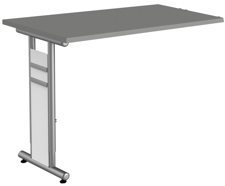 kerkmann Bureau Form 4, (L)1.200 mm, anthracite