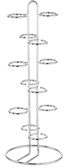 APS Présentoir de buffet pour 12 bocaux Weck, chrome