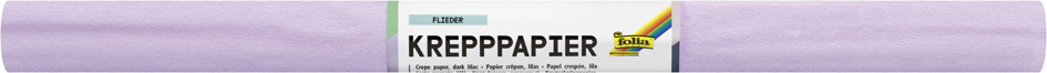 folia Rouleau de papier crépon, 500 mm x 2,5 m, lilas