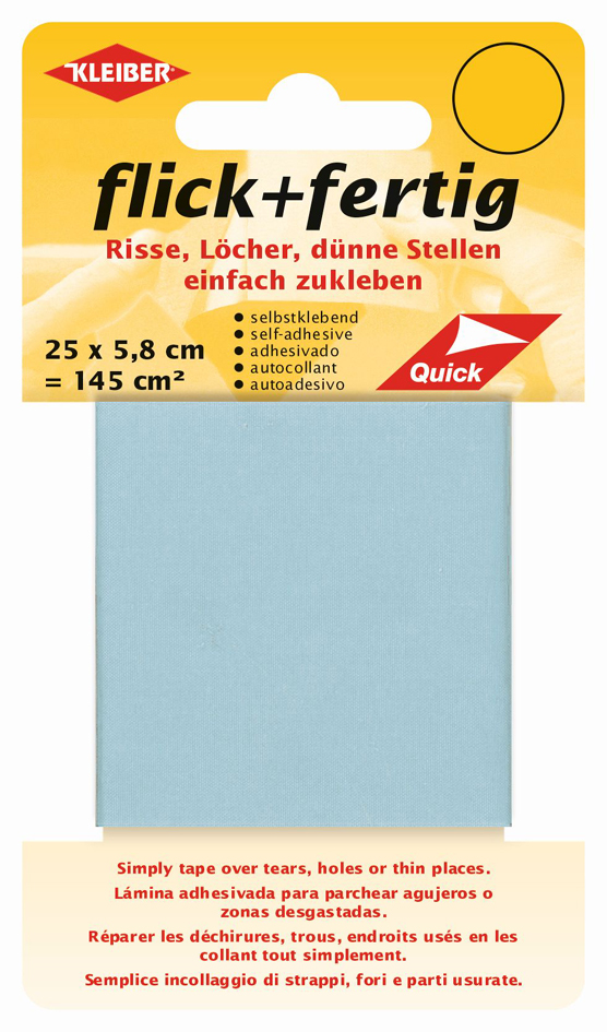 KLEIBER Set de réparation Flick + Fertig, bleu glace
