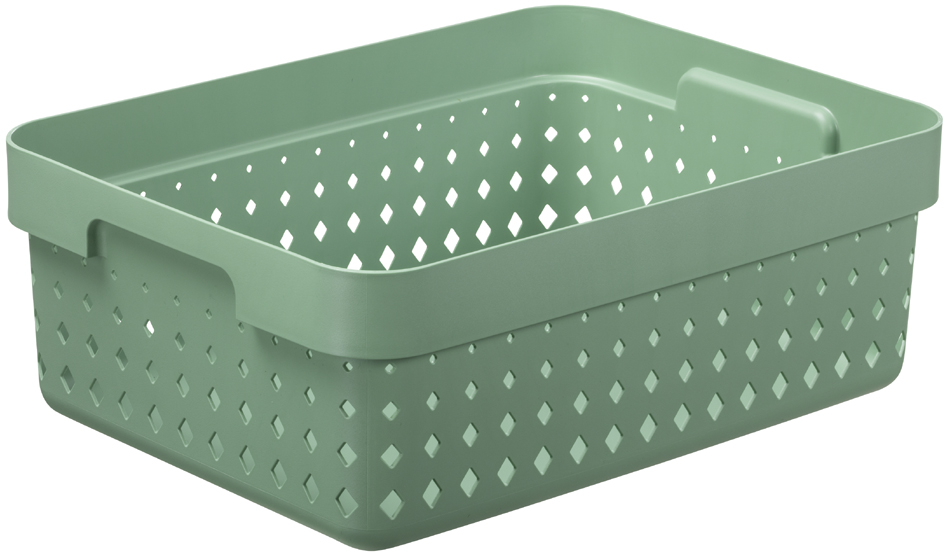 NHG Bac de rangement SEOUL BASKET M, PP, vert