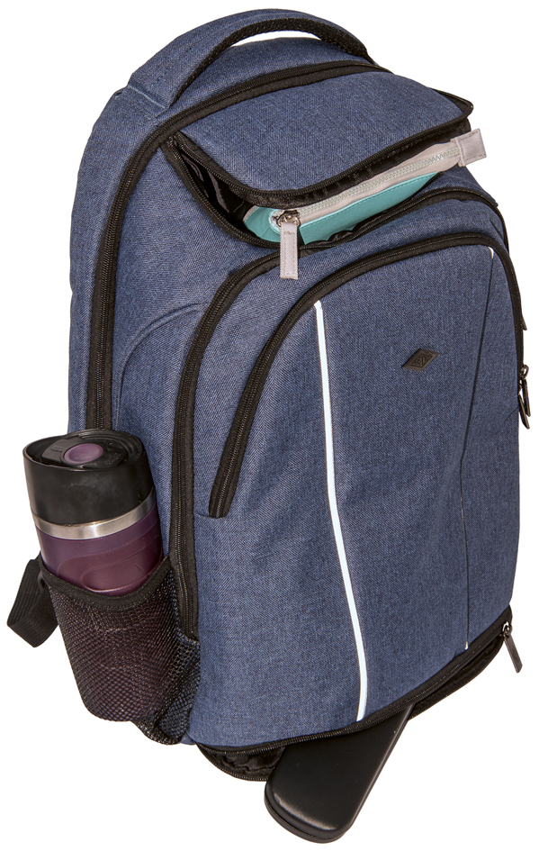 Visuel de référence : Sac à dos pour ordinateur portable Denim, bleu