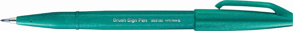 PentelArts Stylo feutre Brush Sign Pen SES 15, turquoise