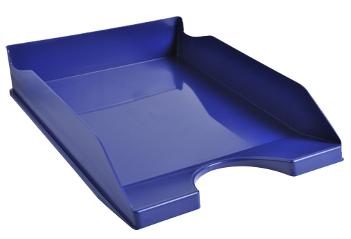 EXACOMPTA Corbeille à courrier ECOTRAY, A4+, bleu nuit