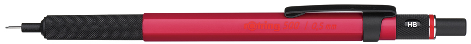 rotring Porte-mines à mines fines 500, 0,5 mm, rouge
