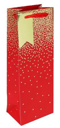Clairefontaine Sac de Noël pour bouteille 'Pluie d'étoile'
