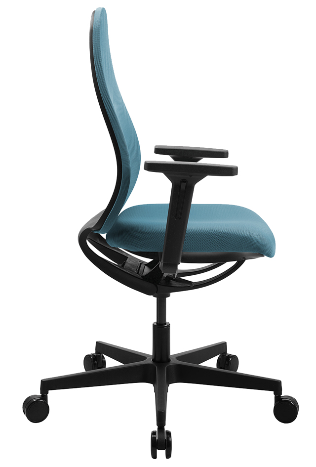 Chaise de bureau pivotante "Soft Sitness Art" - vue latérale