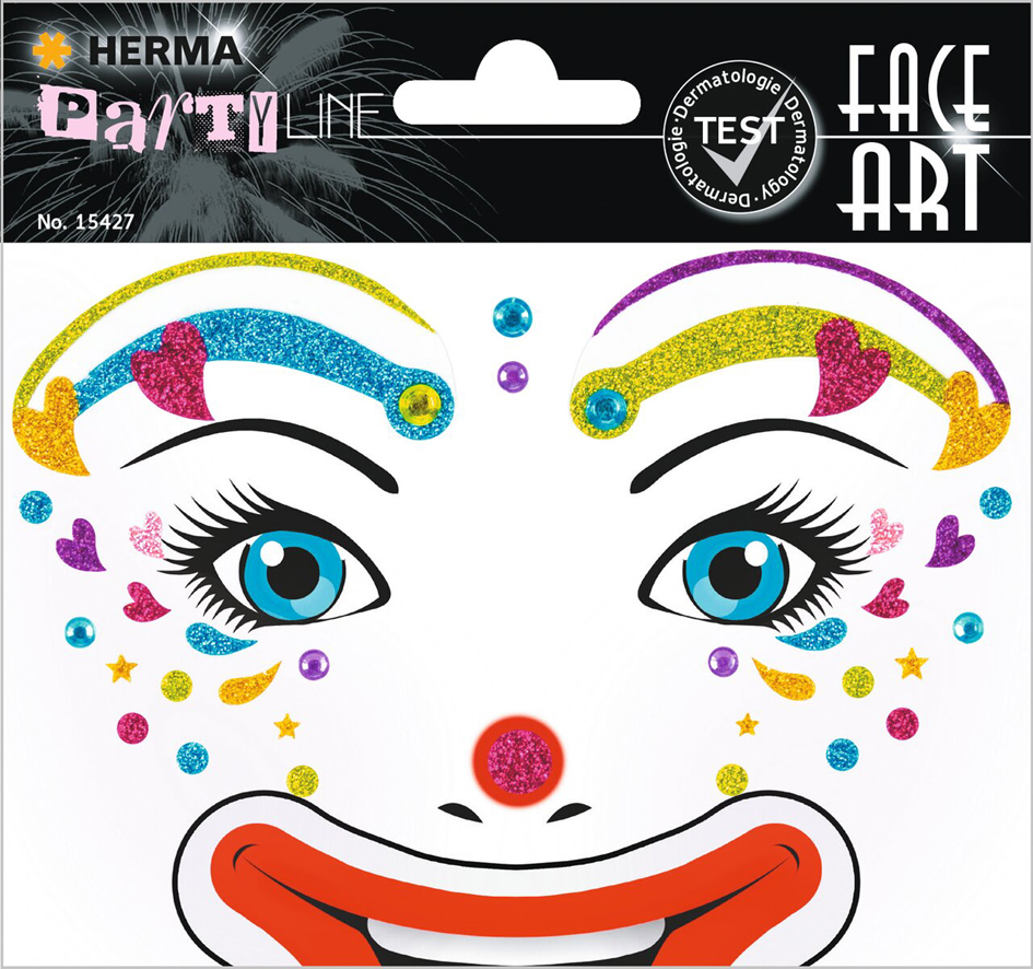 Stickers pour le visage