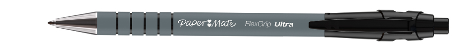 Paper:Mate Stylo à bille rétractable FlexGrip Ultra, noir