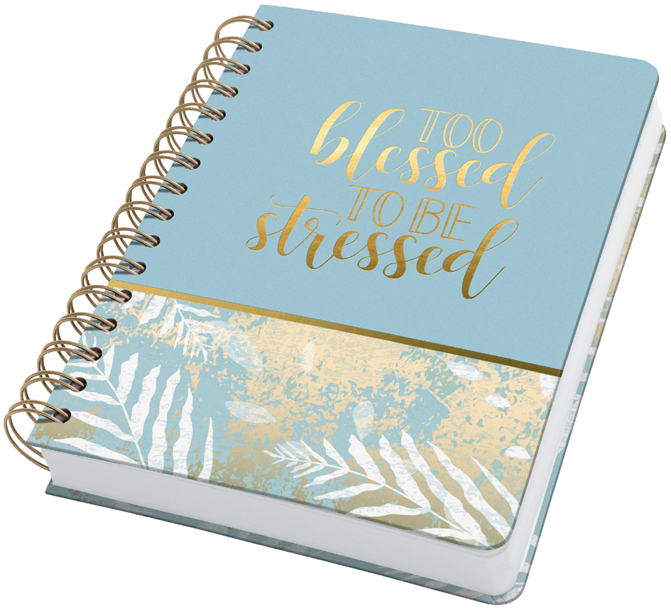 Carnet de notes Jolie Inspire "Heavenly Leaves", mit Text