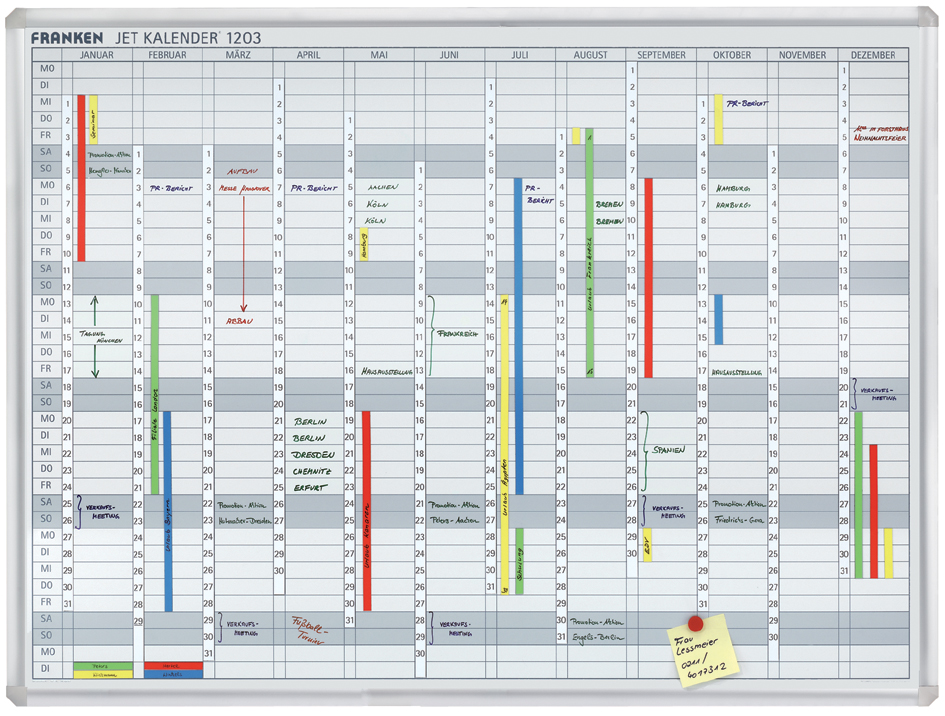 Plannings annuel