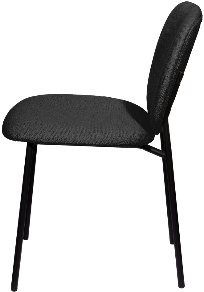 Chaise visiteur TWIST, anthracite