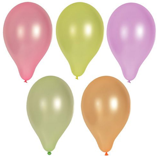 PAPSTAR Ballon de baudruche 'Fluo', couleurs assorties