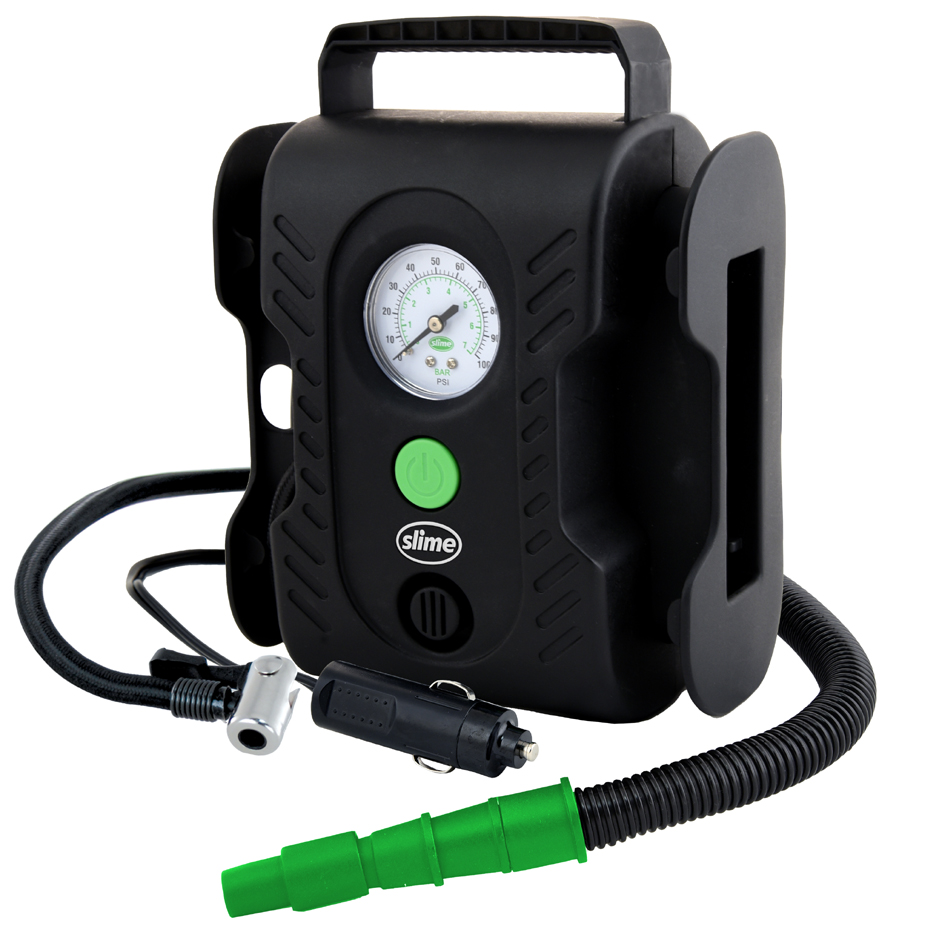 Slime Compresseur multi-usage, avec manomètre