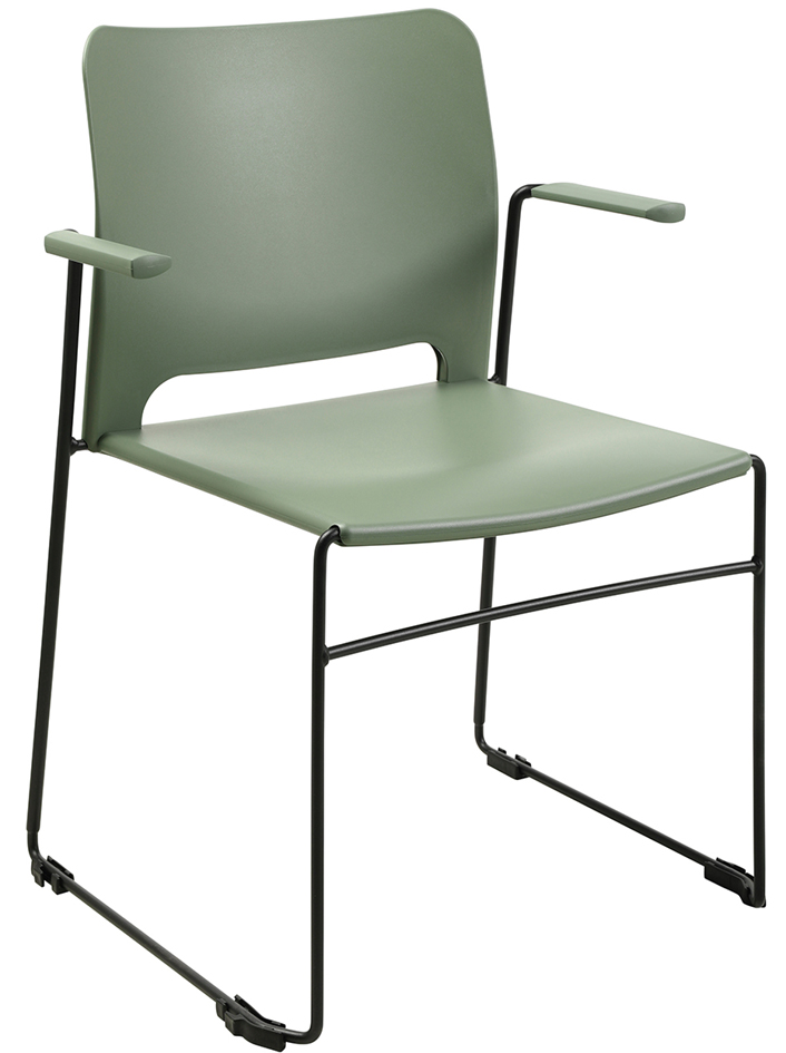 Topstar Chaise visiteur 'Visit Lite', plastique, olive
