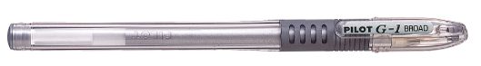 PILOT Stylo roller à encre gel G1-10 Grip, argent