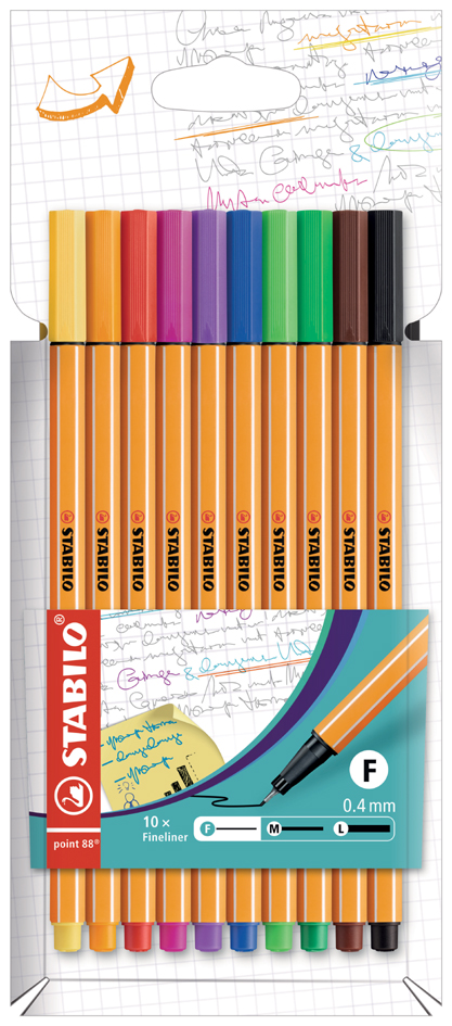 Feutres fineliner, set