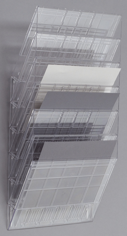 DURABLE Set porte-brochures 'FLEXIBOXX 6', A4, transparent